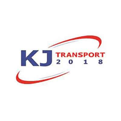 โลโก้ KJ TRANSPORT 2018 ศูนย์ซ่อมสีตัวถังรถยนต์